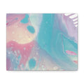Pastel Fluid Animal Canvas Print Abstract Acrylic Pour Wall Art